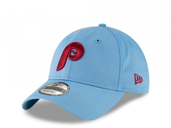 New Era Philadelphia Phillies Sky Blue Core Classic 9Twenty Strapback Cap