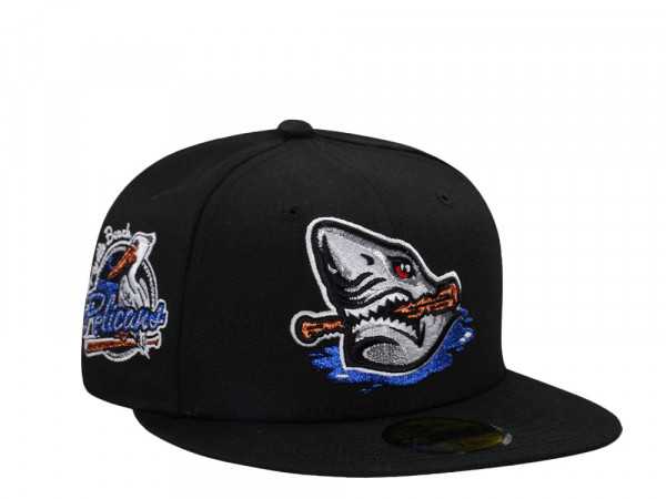 New Era Myrtle Beach Pelicans Black Metallic Edition 59Fifty Fitted Cap