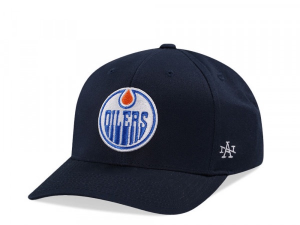 American Needle Edmonton Oilers Arena Navy Strapback Cap