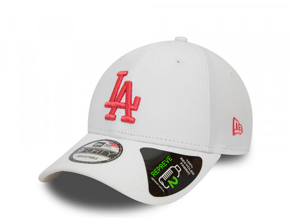 New Era Los Angeles Dodgers White Repreve Edition 9Forty Strapback Cap