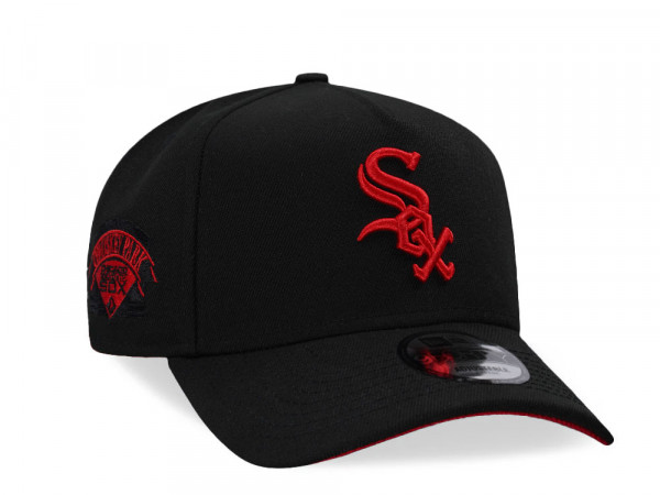 New Era Chicago White Sox Comiskey Park Black And Red 9Forty A Frame Snapback Cap