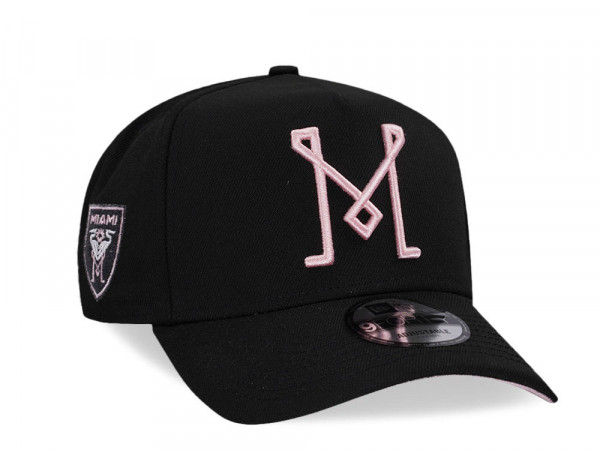 New Era Inter Miami Black Pink Edition 9Forty A Frame Snapback Cap