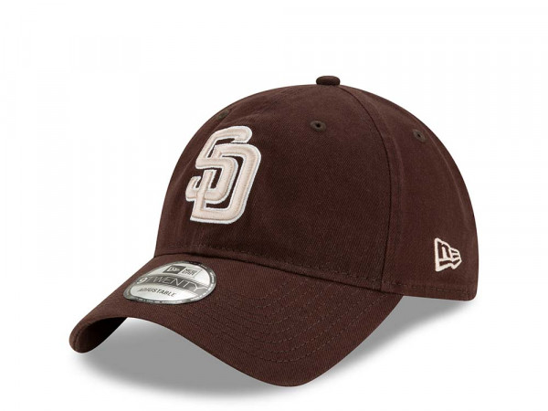 New Era San Diego Padres Brown Core Classic 9Twenty Strapback Cap