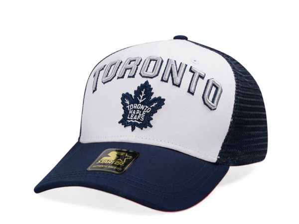 Starter Toronto Maple Leafs Penalty Curved Trucker Snapback Cap