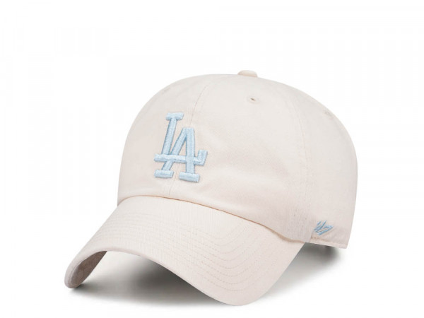 47Brand Los Angeles Dodgers Natural Clean Up Strapback Cap