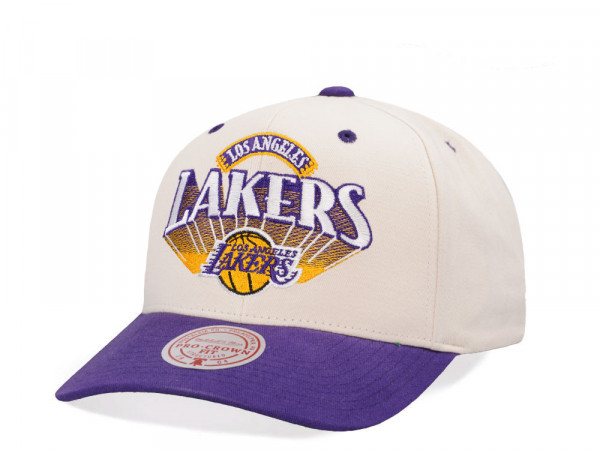 Mitchell & Ness Los Angeles Lakers Horizon Two Tone Pro Crown Fit Snapback Cap