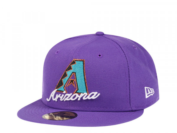 New Era Arizona Diamondbacks Purple Duallogo Edition 59Fifty Fitted Cap