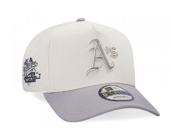 New Era Oakland Athletics World Series 1989 Metallic Chrome Two Tone A Frame 9Forty Snapback Cap