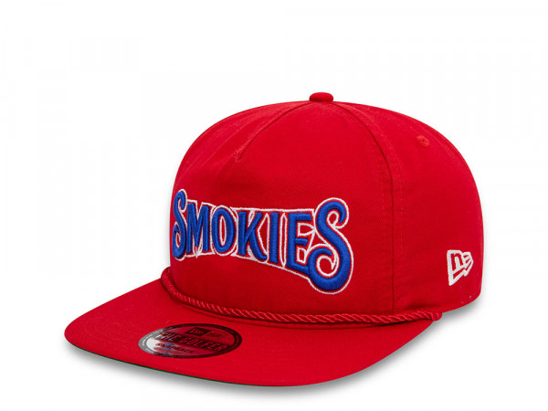 New Era Tennessee Smokies Scarlet Red A Frame Golfer Snapback Cap