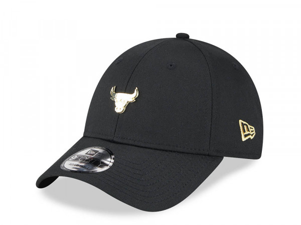 New Era Chicago Bulls Pin Black 9Forty Strapback Cap