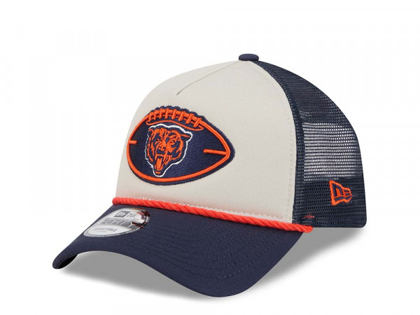 New Era Chicago Bears Sideline 2024 9Forty A Frame Trucker Snapback Cap