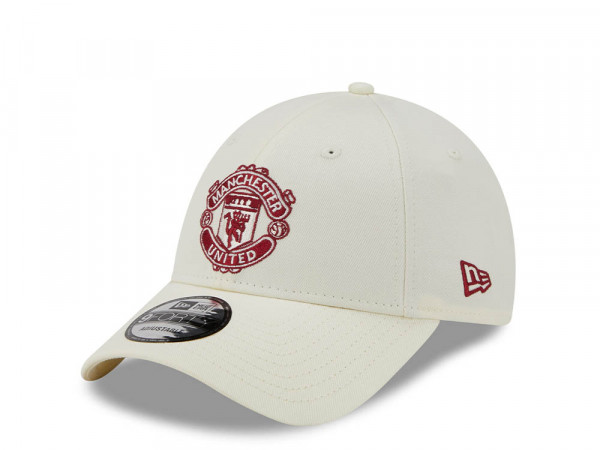 New Era Manchester United Seasonal Off White 9Forty Strapback Cap