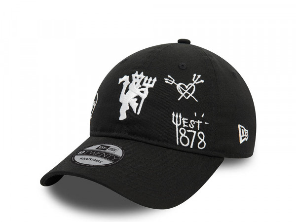 New Era Manchester United Scribble 9Twenty Strapback Cap