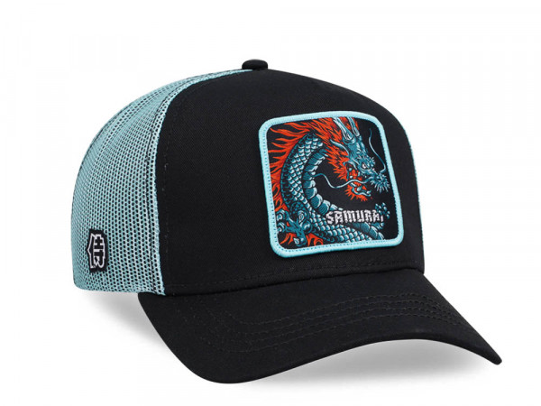 Capslab Fantastic Beasts Dragon Black Blue Trucker Snapback Cap