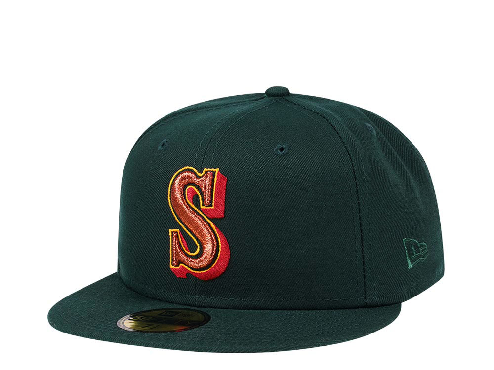 seattle mariners new era fitted hat