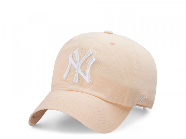 47Brand New York Yankees Apricot Clean up Strapback Cap