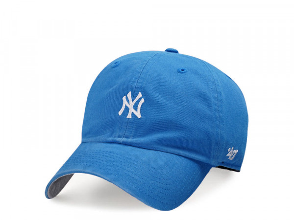 47Brand New York Yankees Blue Raz Base Runner Clean up Strapback Cap