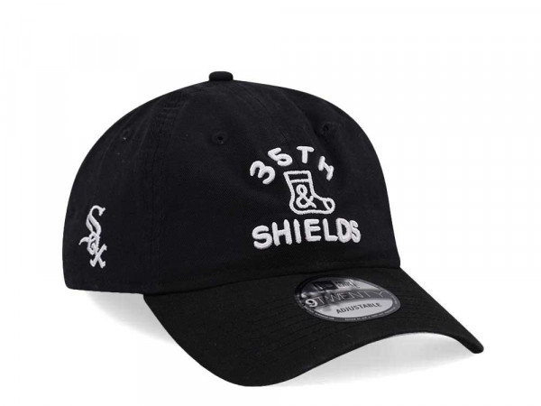 New Era Chicago White Sox Black 9Twenty Strapback Cap