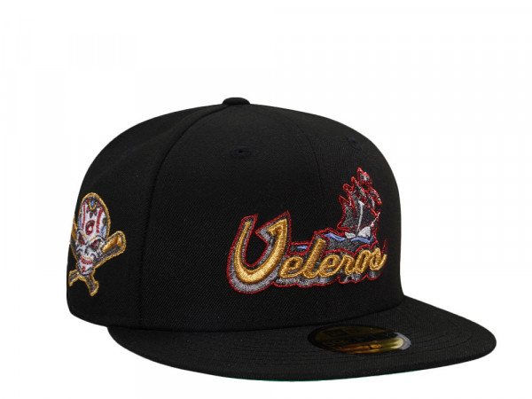 New Era Columbus Clippers Veleros Black Metallic Edition 59Fifty Fitted Cap