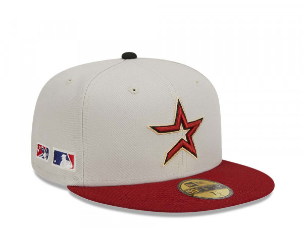 New Era Houston Astros Farm Team Stone Throwback Two Tone Edition 59Fifty Fitted Cap