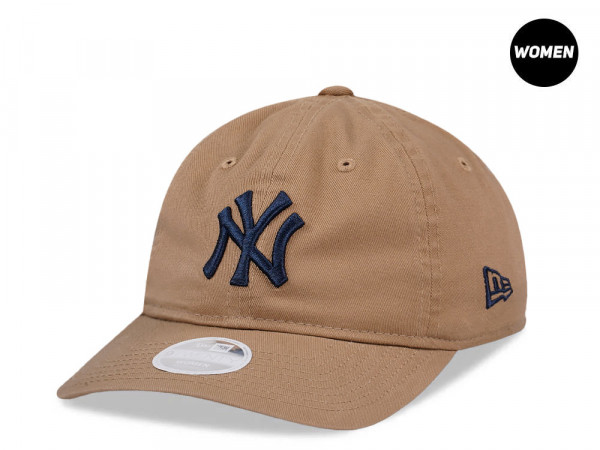 New Era New York Yankees Khaki Womens 9Twenty Strapback Cap