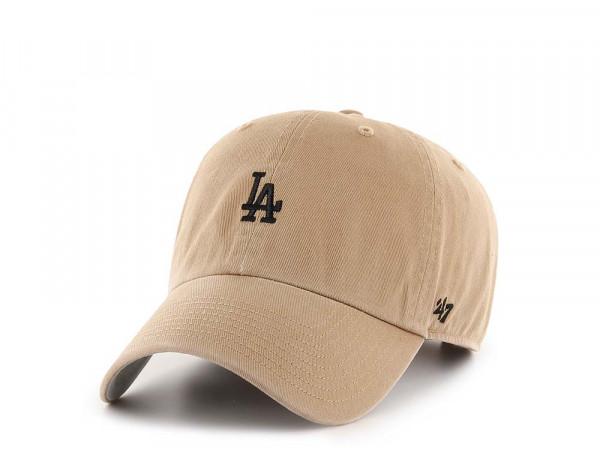 47Brand Los Angeles Dodgers Khaki Base Runner Clean up Strapback Cap